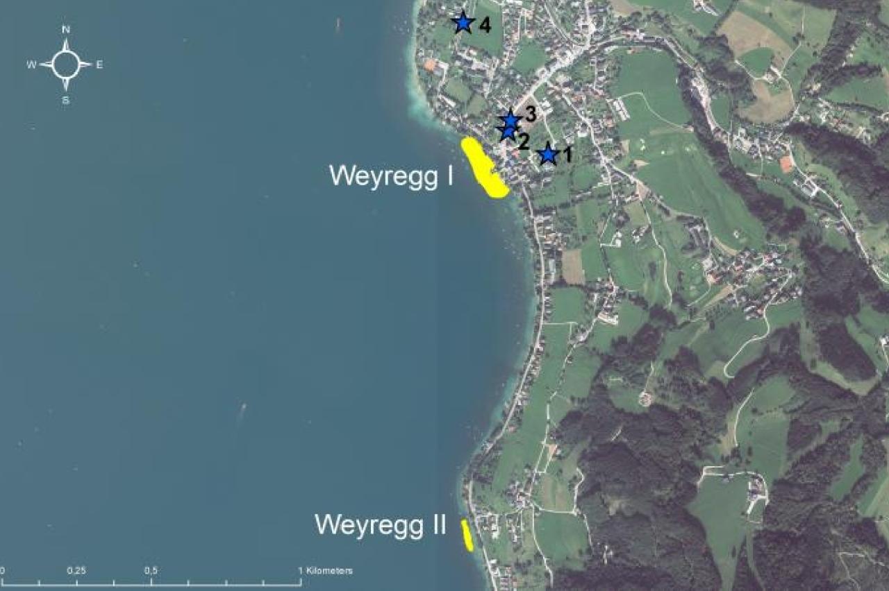 Weyregg Fundstellen Karte