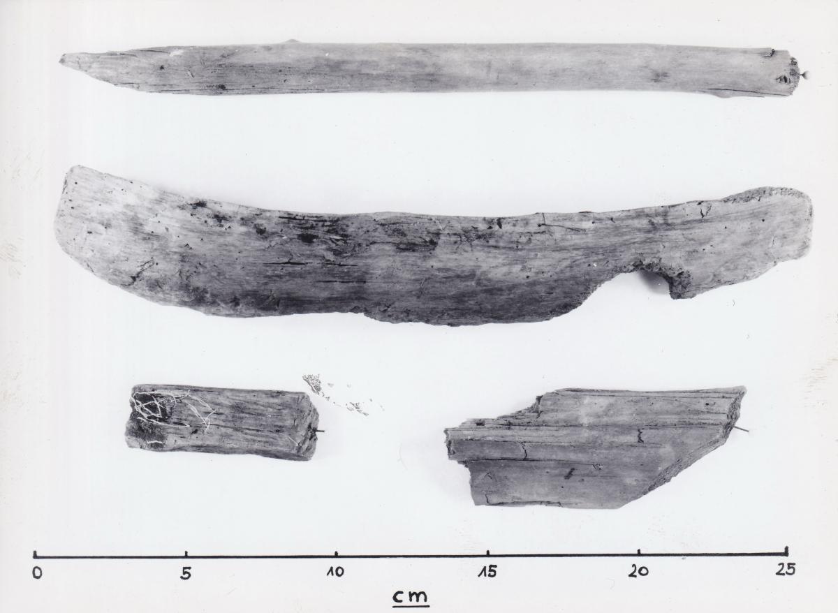 Foto von Pfahlfragmenten