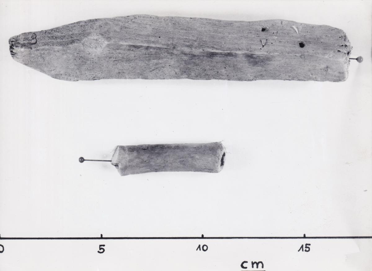 Foto von Pfahlfragmenten