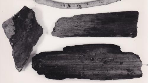 Foto von Holzfragmenten 