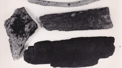 Foto von Holzfragmenten