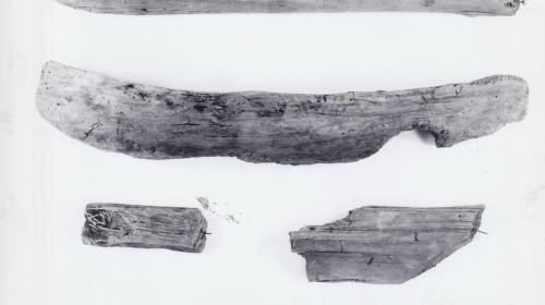 Foto von Pfahlfragmenten