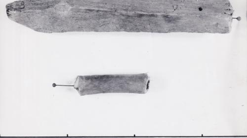 Foto von Pfahlfragmenten