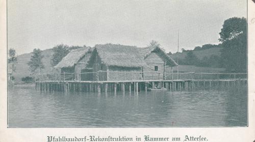Postkarte Pfahlbaudorf Kammerl